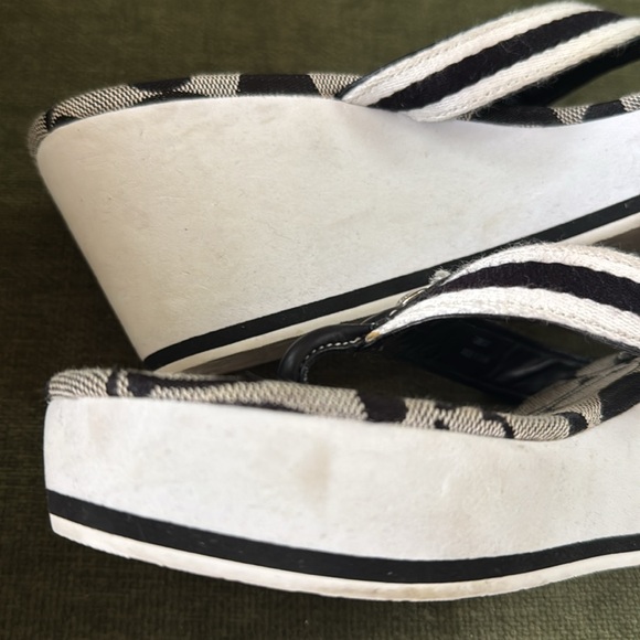 Coach Y2K Felicite Wedge Sandals Size 7.5 - Picture 7 of 13